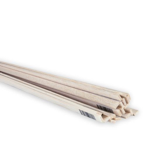 Midwest Products 1/8 in. X 3/16 in. W X 36 ft. L Balsawood Strip #2/BTR Premium Grade