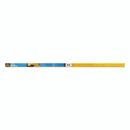 M-D 1-1/8 in. H X 36 in. L Prefinished Satin Brass Aluminum Stair Edge