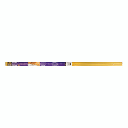 M-D 0.1 in. H X 36 in. L Prefinished Satin Brass Aluminum Seam Binder