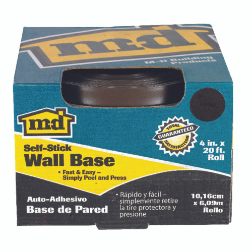 M-D 4 in. H X 20 ft. L Prefinished Brown Vinyl Wall Base