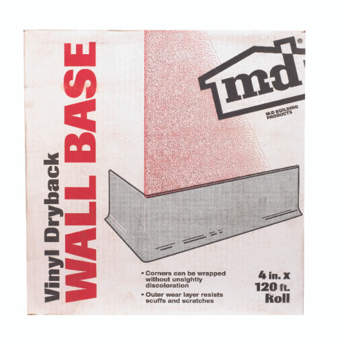 M-D 4.5 in. H X 16.25 in. W X 16.5 in. L Almond Vinyl Wall Base