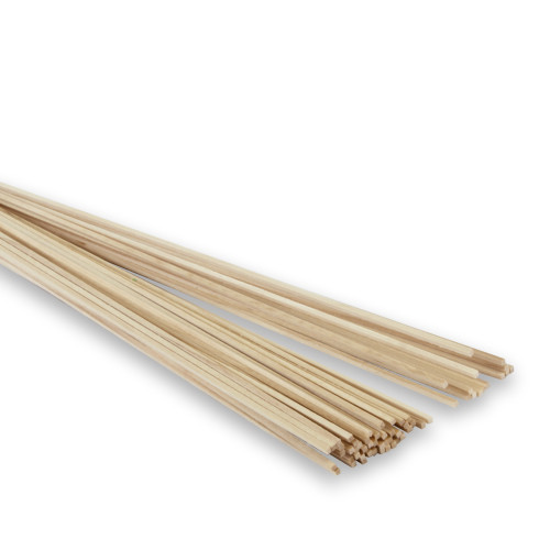 Midwest Products 3/32 in. X 3/32 in. W X 24 ft. L Basswood Strip #2/BTR Premium Grade