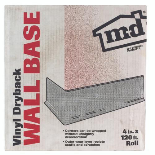 M-D 4.5 in. H X 16.25 in. W X 16.5 ft. L Prefinished Desert Beige Vinyl Wall Base