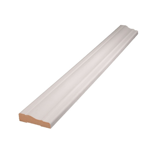 Alexandria Moulding 5/8 in. H X 2-1/4 in. W X 7 ft. L Primed White MDF Casing