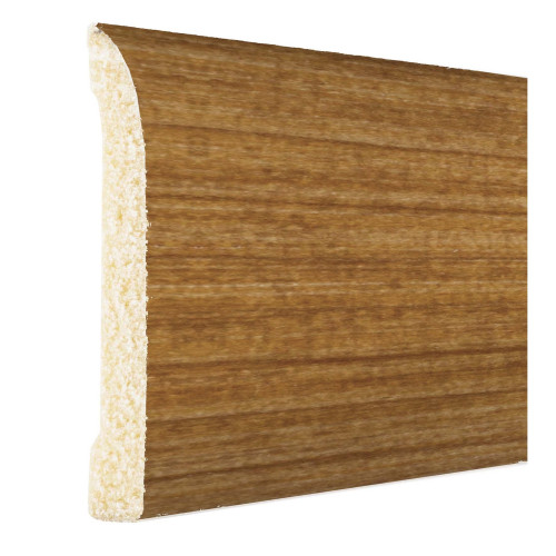 Inteplast Building Products 7/16 in. H X 3-3/16 in. W X 8 ft. L Prefinished Russet Polystyrene Wall