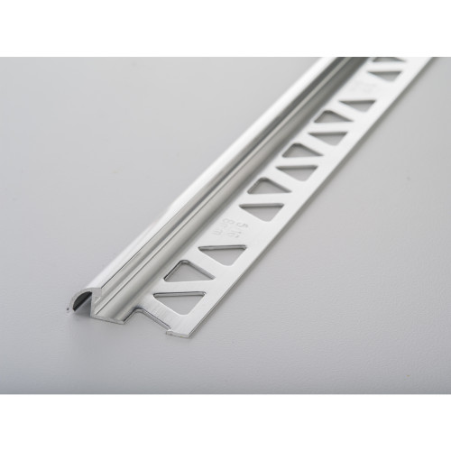 M-D 3/8 in. H X 96 in. L Prefinished Clear Aluminum Bullnose