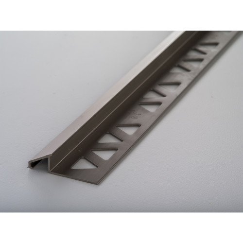 M-D 3/8 in. H X 96 in. L Prefinished Pewter Aluminum Tile Reducer