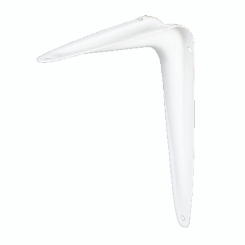 Hampton White Steel Shelf Support 18 Ga. 6 in. L 100 lb