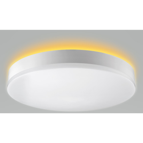 ETI 3.6 in. H X 16 in. W X 16 in. L White LED Ceiling Light Fixture