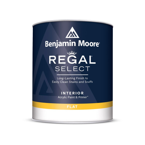 Benjamin Moore Regal Select Flat Base 1 Paint and Primer Interior 1 qt