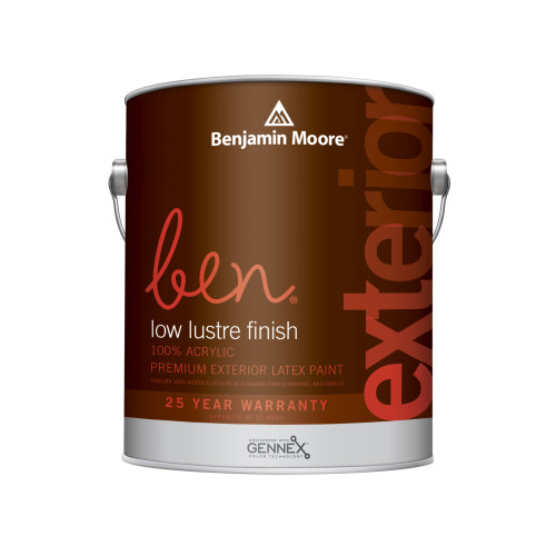 Benjamin Moore Ben Low Lustre Base 4 Paint and Primer Exterior 1 gal