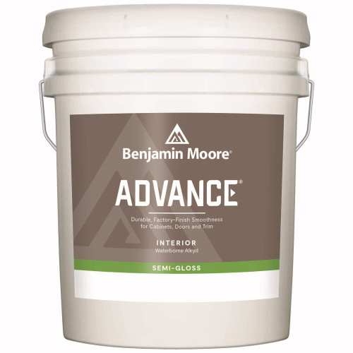 Benjamin Moore Advance Semi-Gloss Base 1 Paint Interior 5 gal