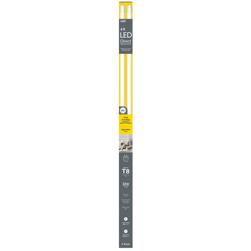 Feit Plug & Play T8 Warm White 47.8 in. G13 Linear LED Bulb 32 Watt Equivalence 2 pk