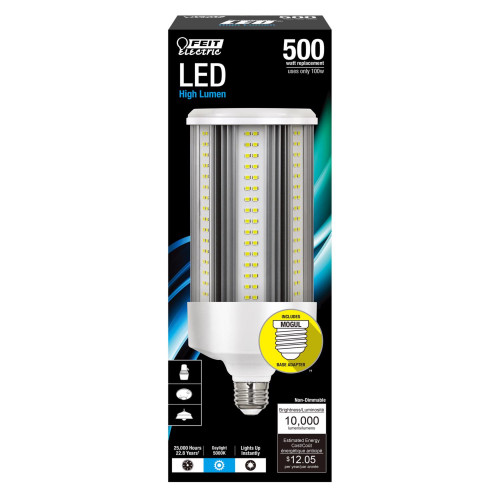 Feit LED E26 E26 (Medium) LED Bulb Daylight 500 Watt Equivalence 1 pk