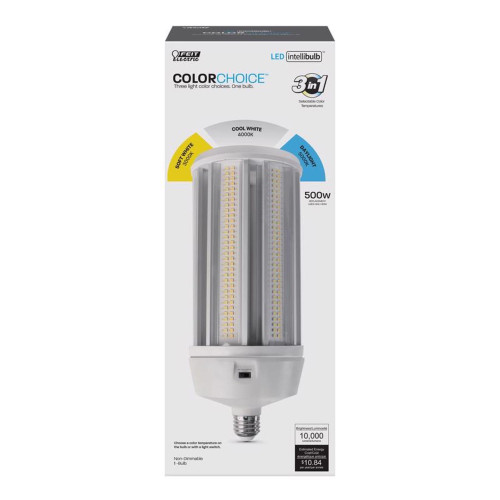 Feit LED Cylinder E26 (Medium) LED Bulb Color Changing 500 Watt Equivalence 1 pk