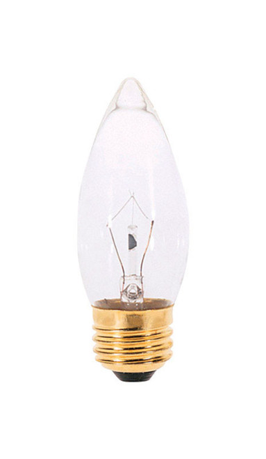 Satco 40 W B10 Specialty Incandescent Bulb E26 (Medium) Soft White 2 pk