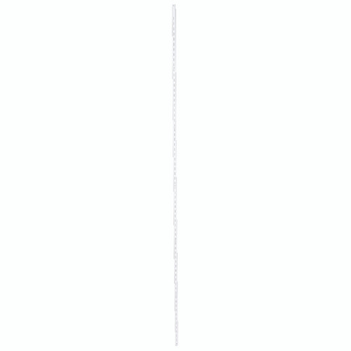 Knape & Vogt White Steel Regular Duty Bracket 16 Ga. 72 in. L