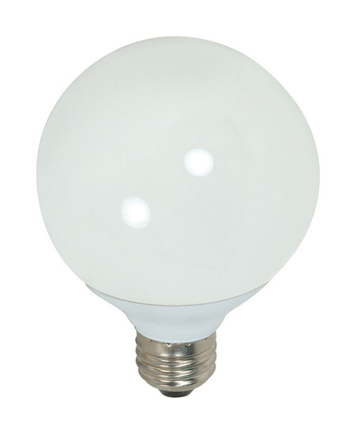 Satco 15 W G25 Globe Incandescent Bulb E26 (Medium) Warm White 1 pk