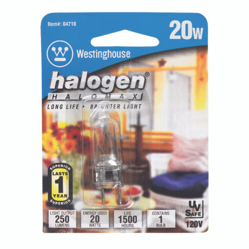 Westinghouse 20 W T4 Decorative Halogen Bulb 200 lm White 1 pk