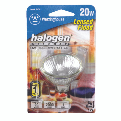 Westinghouse 20 W MR16 Floodlight Halogen Bulb 180 lm White 1 pk