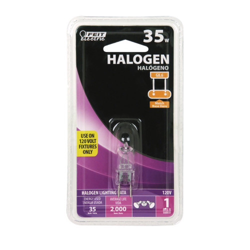 Feit Halogen 35 W JCD Specialty Halogen Bulb 200 lm Warm White 1 pk