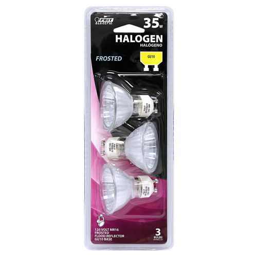 Feit 35 W MR16 Reflector Halogen Bulb 300 lm Warm White 3 pk