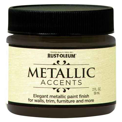 Rust-Oleum Metallic Accents Metallic Classic Bronze Water-Based Paint Interior 2 oz