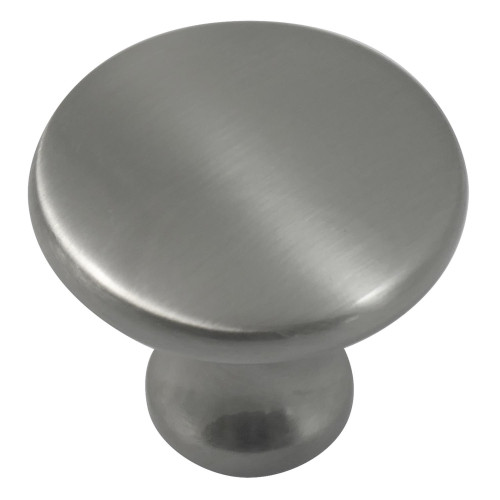 Laurey Kensington Round Cabinet Knob 1-3/8 in. D .85 in. Brushed Satin Nickel 1 pk