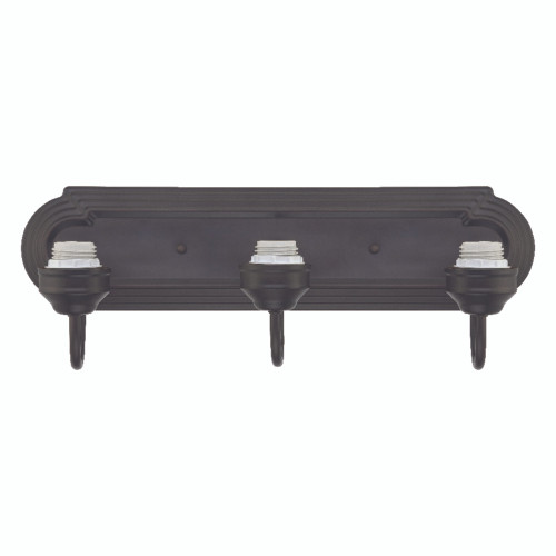 Westinghouse 3-Light Oil Rubbed Bronze Gray Wall Sconce