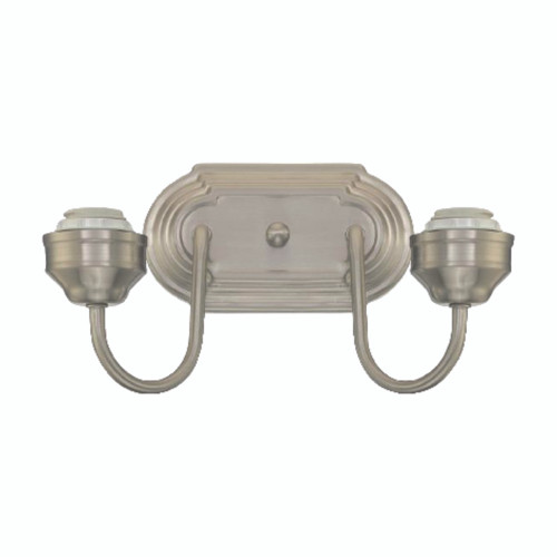 Westinghouse 2-Light Brushed Nickel Metallic Wall Sconce