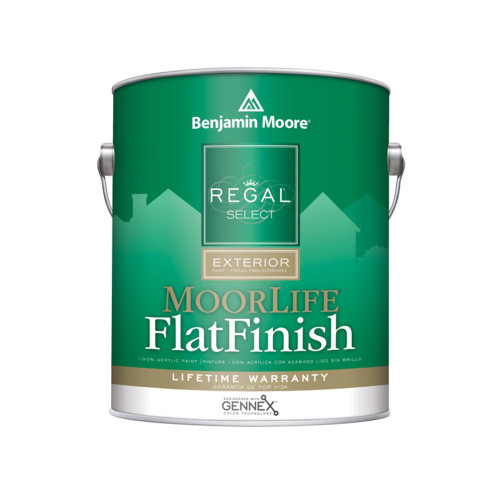 Benjamin Moore Regal Select Flat Tintable Base Base 4 Paint Exterior 1 gal