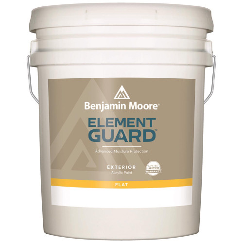 Benjamin Moore Element Guard Flat Base 2 Paint Exterior 5 gal