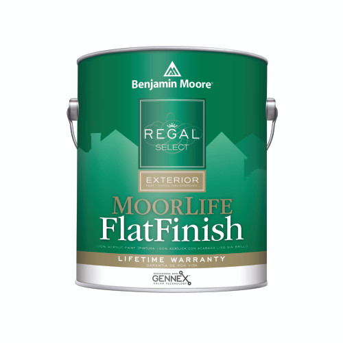 Benjamin Moore Regal Select Flat Tintable Base Base 2 Paint Exterior 1 gal