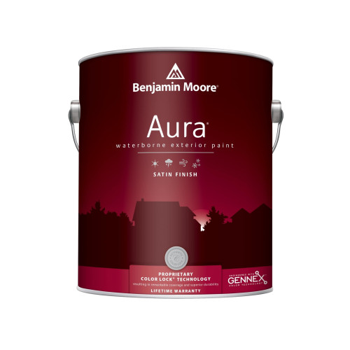 Benjamin Moore Aura Satin Base 1 Paint Exterior 1 gal