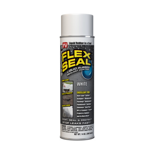 Flex Seal Family of Products Flex Seal White Rubber Spray Sealant 14 oz