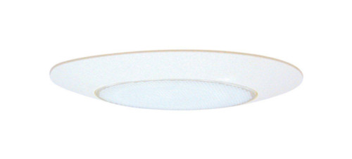 Halo Matte White 6 in. W Incandescent Shower Lens/Trim