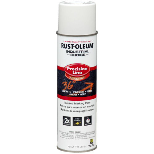 Rust-Oleum Industrial Choice White Inverted Marking Paint 17 oz