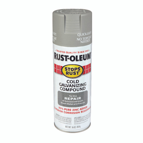 Rust-Oleum Stops Rust Flat/Matte Gray Cold Galvanizing Compound Spray 16 oz
