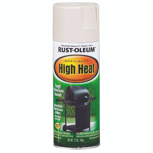Rust-Oleum Specialty Satin White High Heat Spray Paint 12 oz