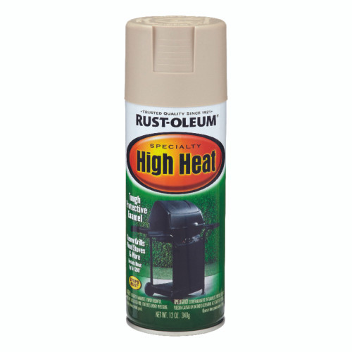 Rust-Oleum Specialty Satin Almond High Heat Spray Paint 12 oz