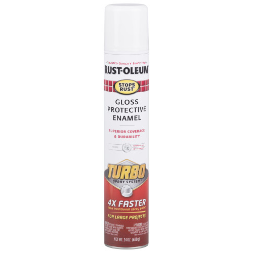Rust-Oleum Stops Rust Gloss White Protective Enamel Spray Paint 24 oz