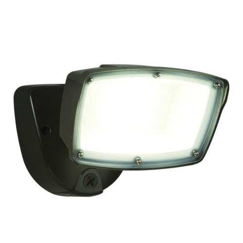 Halo Dusk to Dawn Hardwired LED Bronze Security Floodlight