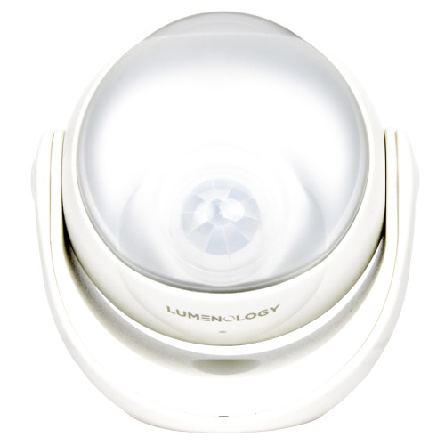 Lumenology Motion-Sensing Battery Powered LED White Security Light