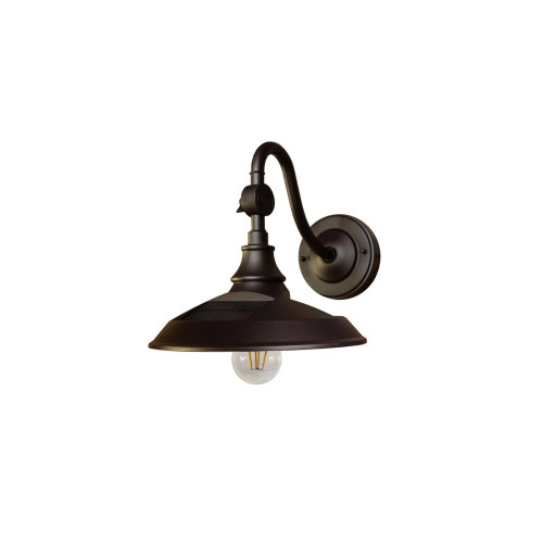 Classy Caps Dusk to Dawn Solar Powered LED Black Barn Light