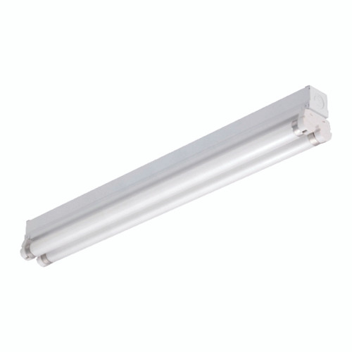 Lithonia Lighting 36.375 in. L White Hardwired Fluorescent Strip Light