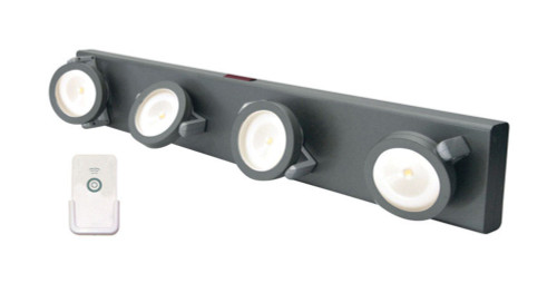 Rite Lite 15.75 in. L Gray Battery Powered LED Smart-Enabled Strip Light 70 lm