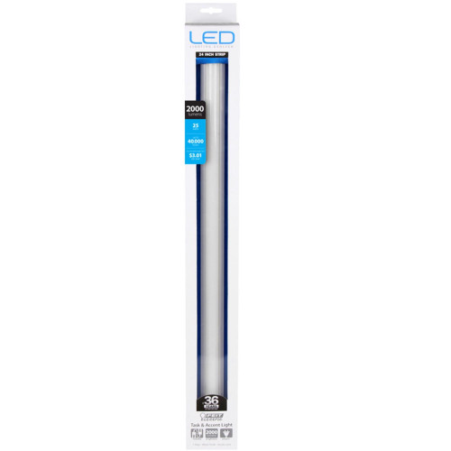 Feit LED 24 in. L White Plug-In LED Strip Light 2000 lm