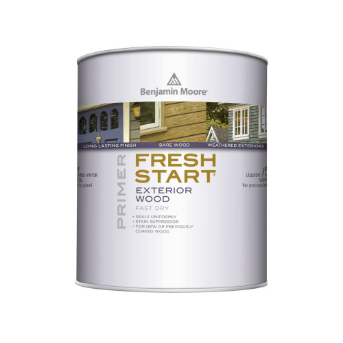 Benjamin Moore Fresh Start White Low Luster Alkyd Deck & Siding Primer 1 qt