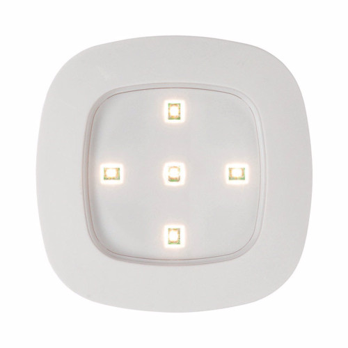 Fulcrum Light It! White Battery Powered LED Puck Light 1 pk