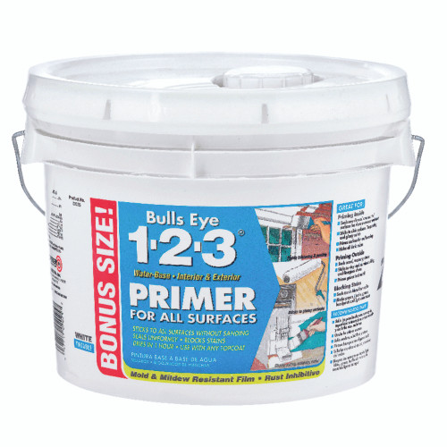 Zinsser Bulls Eye 123 White Primer and Sealer 2.5 gal